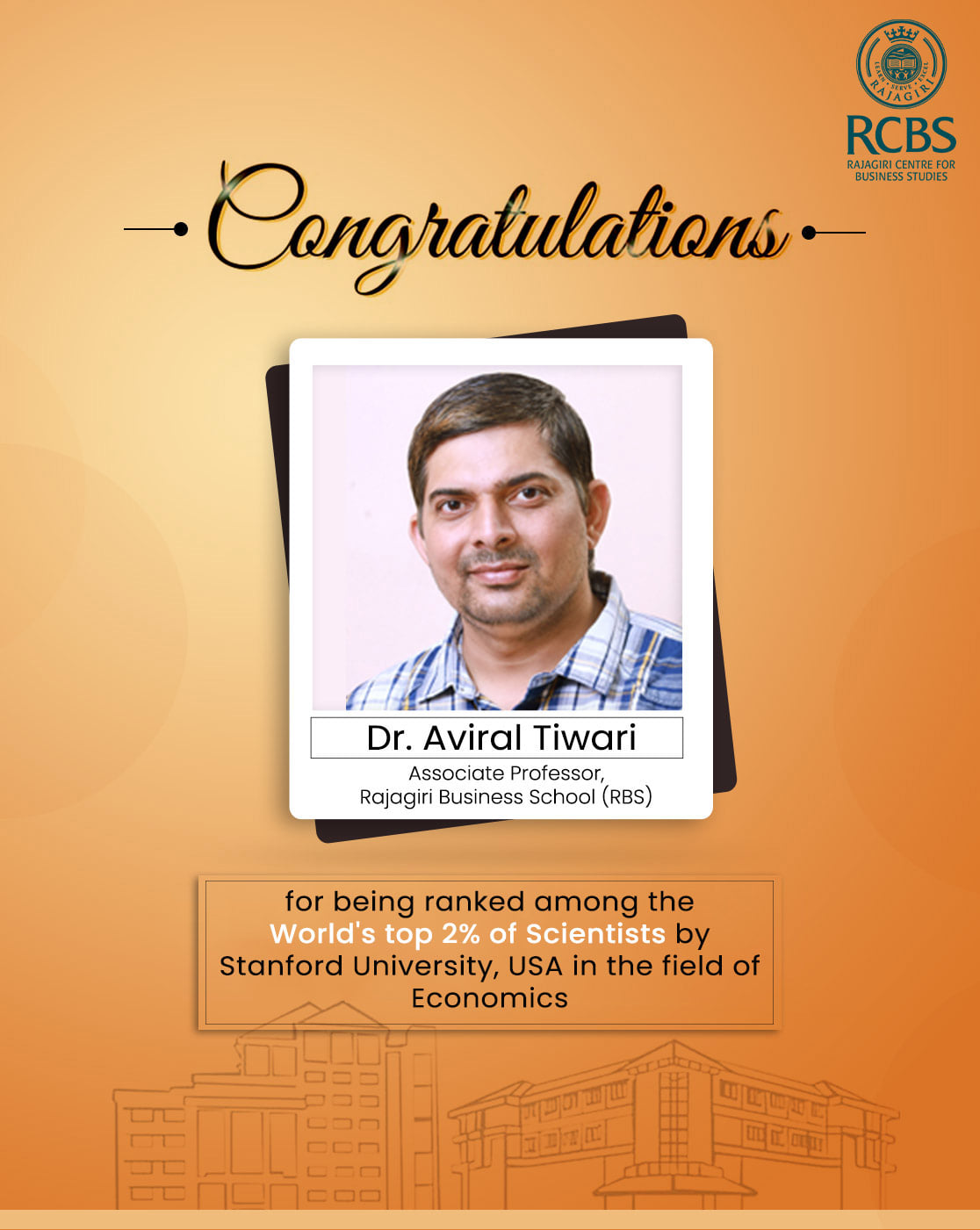 Congratulations Dr. Aviral Tiwari
